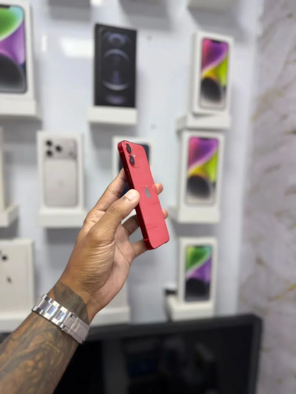 IPHONE 12 MINI 128GB<br>SEM FACE ID<br>R$ 1.199,00 - Foto 5