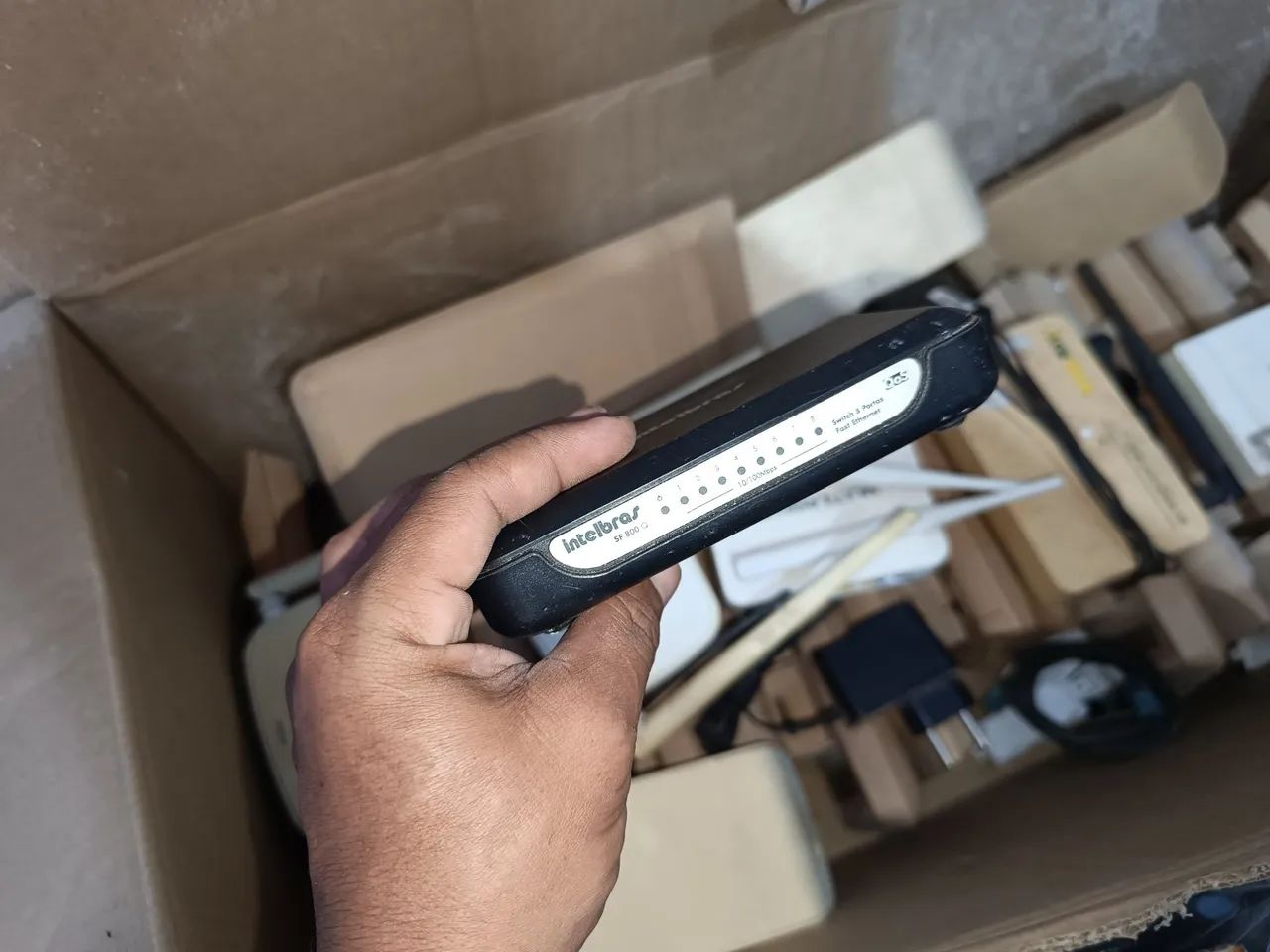 Kit 2 Switches 8 portas ethernet