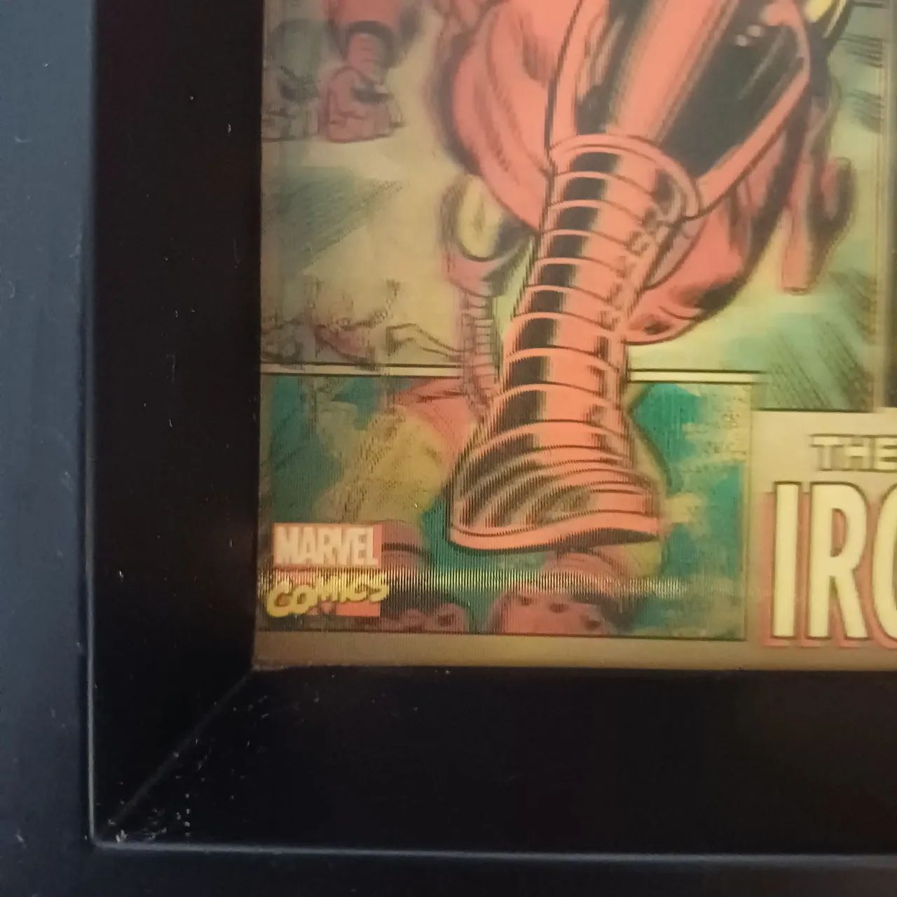 Quadro 3D homem de ferro.  - Foto 3
