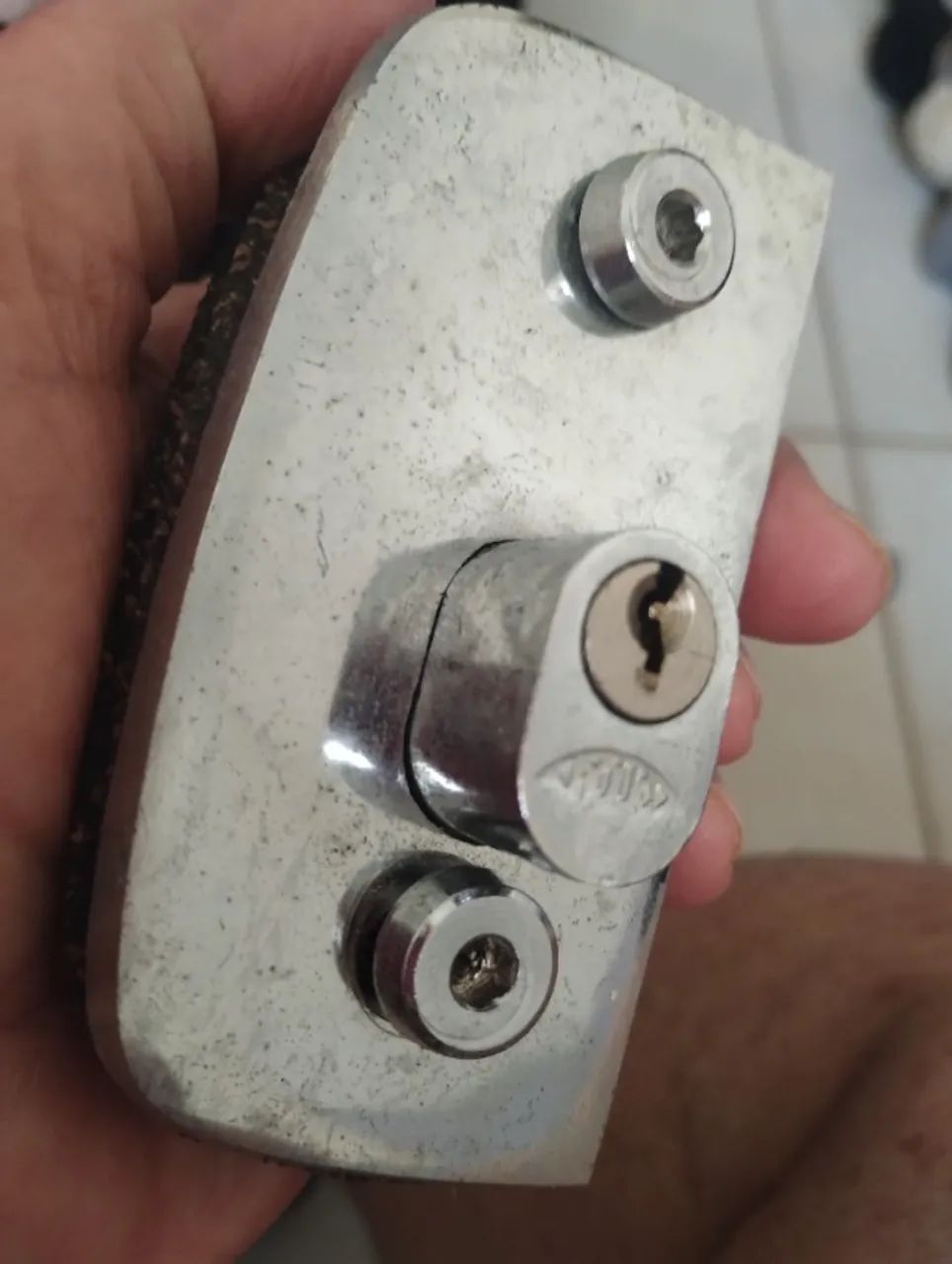 2 fechadura Arouca para porta de vidro