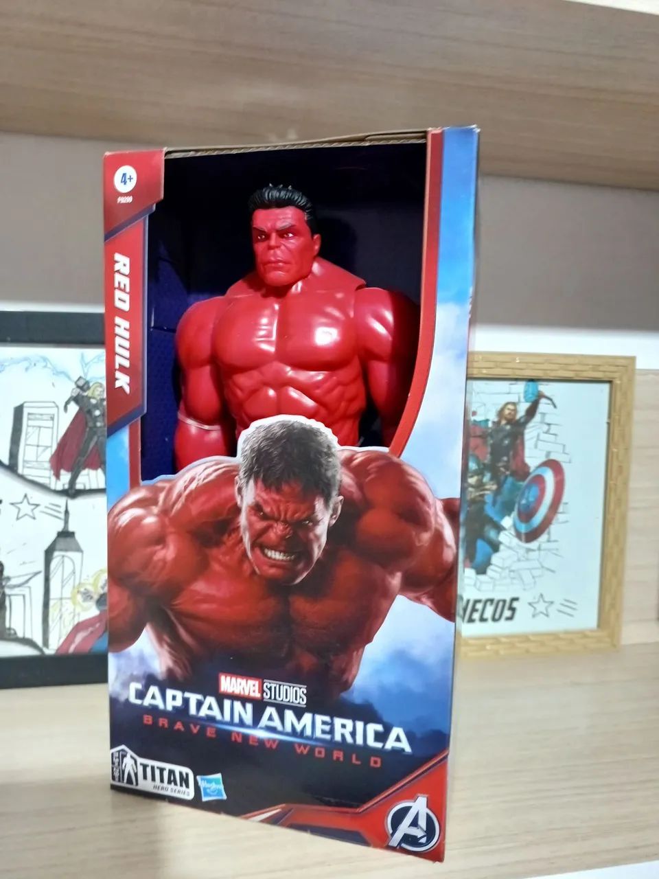 Hulk vermelho 30cm original marca Hasbro  - Foto 3