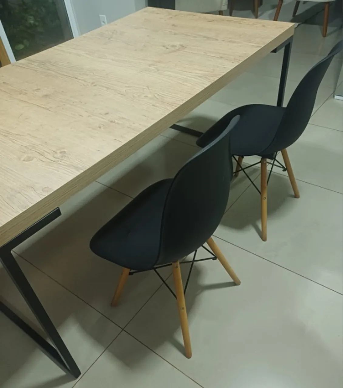 mesa área gourmet