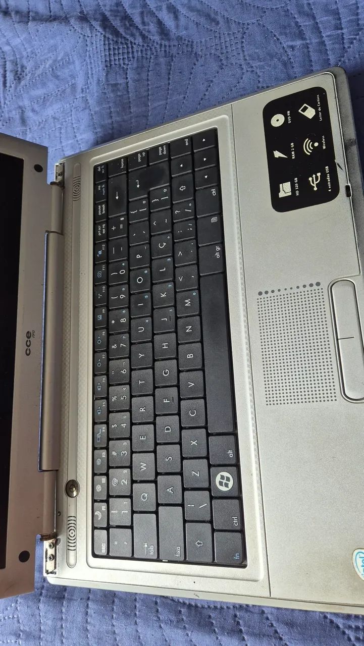 Notebook CCE Intel Core 2 Duo 2GB Sem HD e Sem Fonte<br> - Foto 2