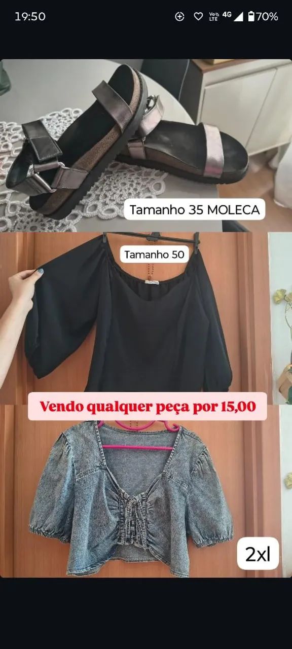 Vendo Roupas 15,00 cada  - Foto 2
