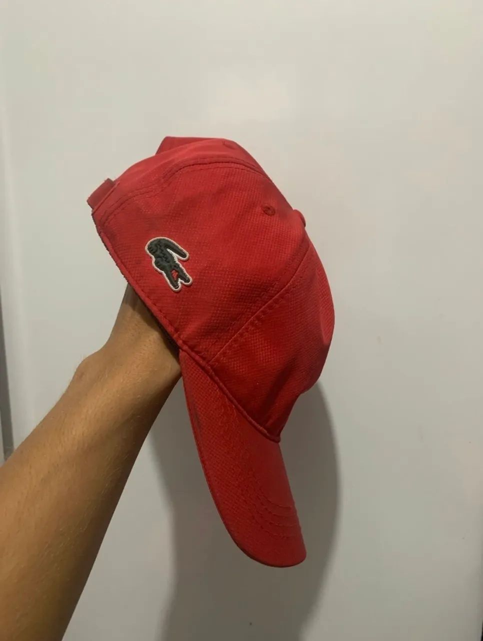 Bone Lacoste Sport vermelho - Foto 4