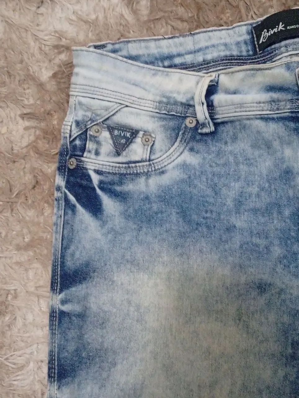 Calça skiny azul super estilosa  - Foto 3