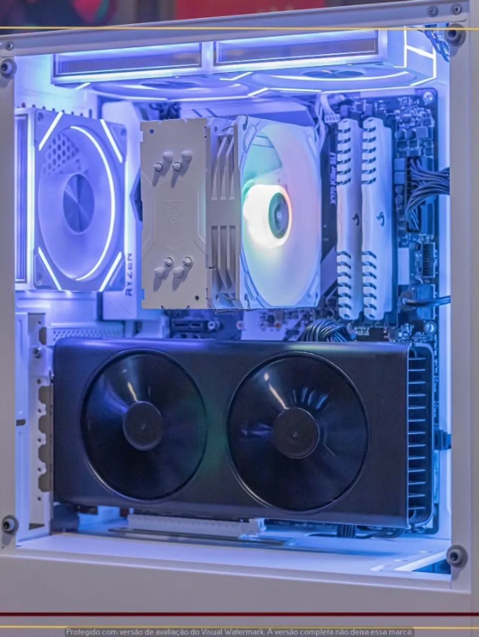 Setup Ryzen 5 3600, 16gb, 1tb SSD, RX 5700, Air Cooler, Fonte 500W, Gabinete Risemode - Foto 3