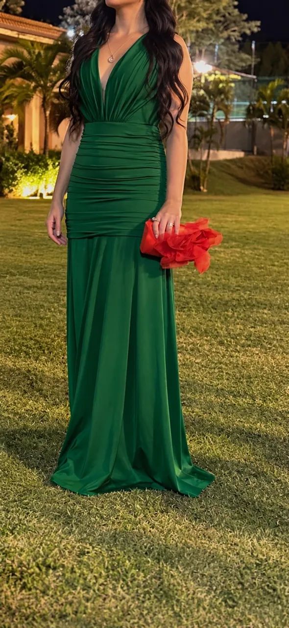 Vestido verde madrinha (36 a 40) - Foto 2