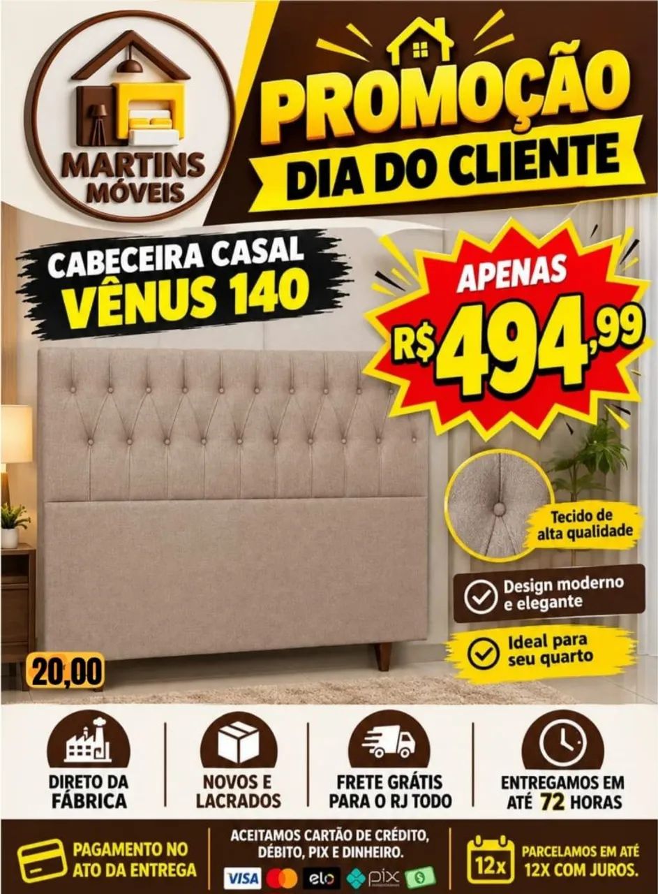 Cabeceira Casal Vênus 