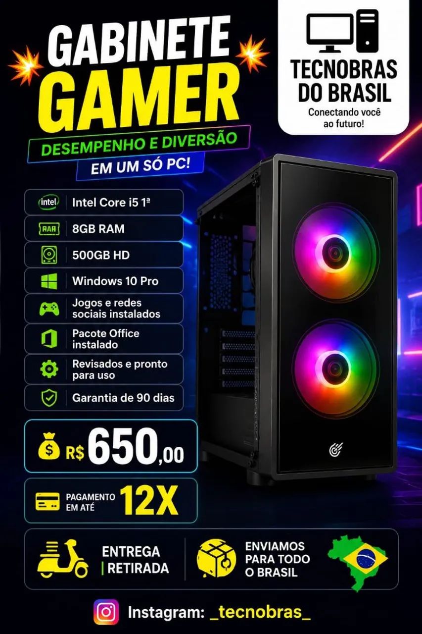 Gabinete Gamer 