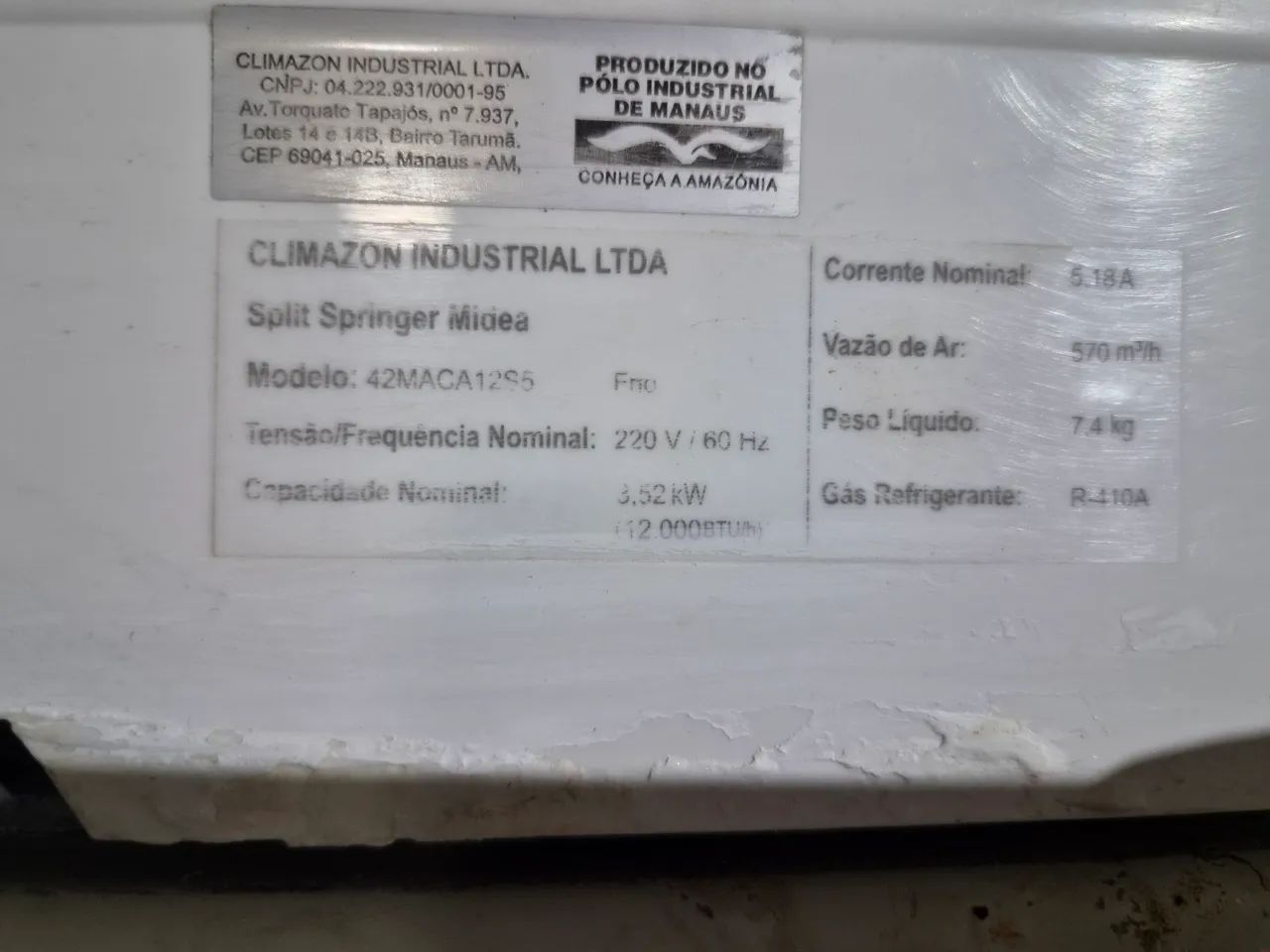 Duas evaporadoras de ar condicionado split 12000 BTUs - Foto 4
