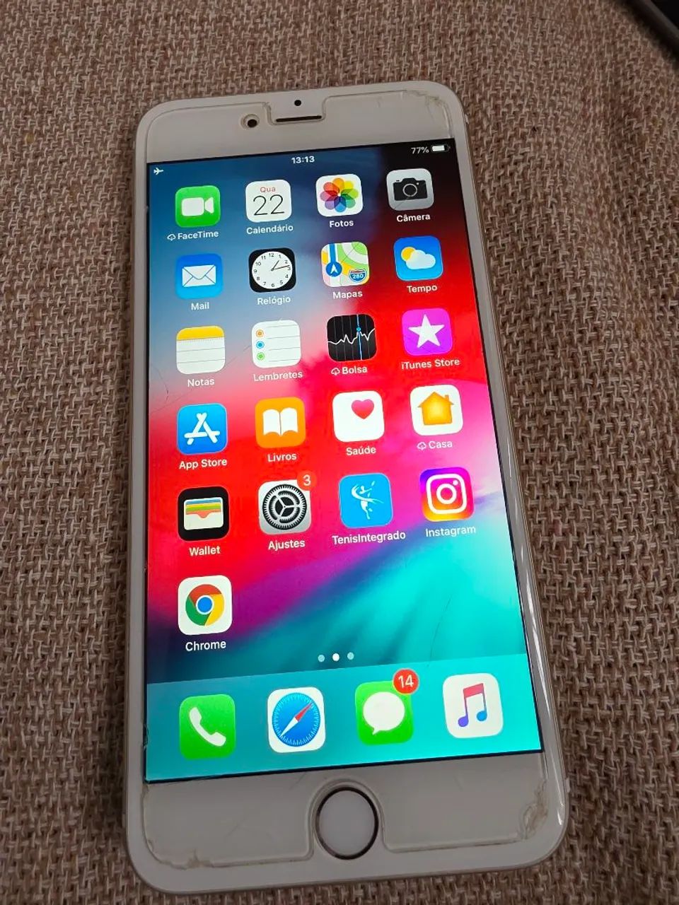 Apple iPhone 6 Plus dourado - Foto 5