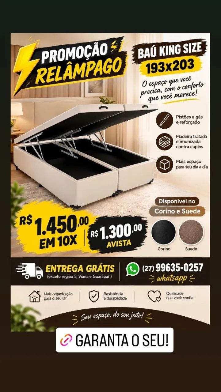 Baú King Size 