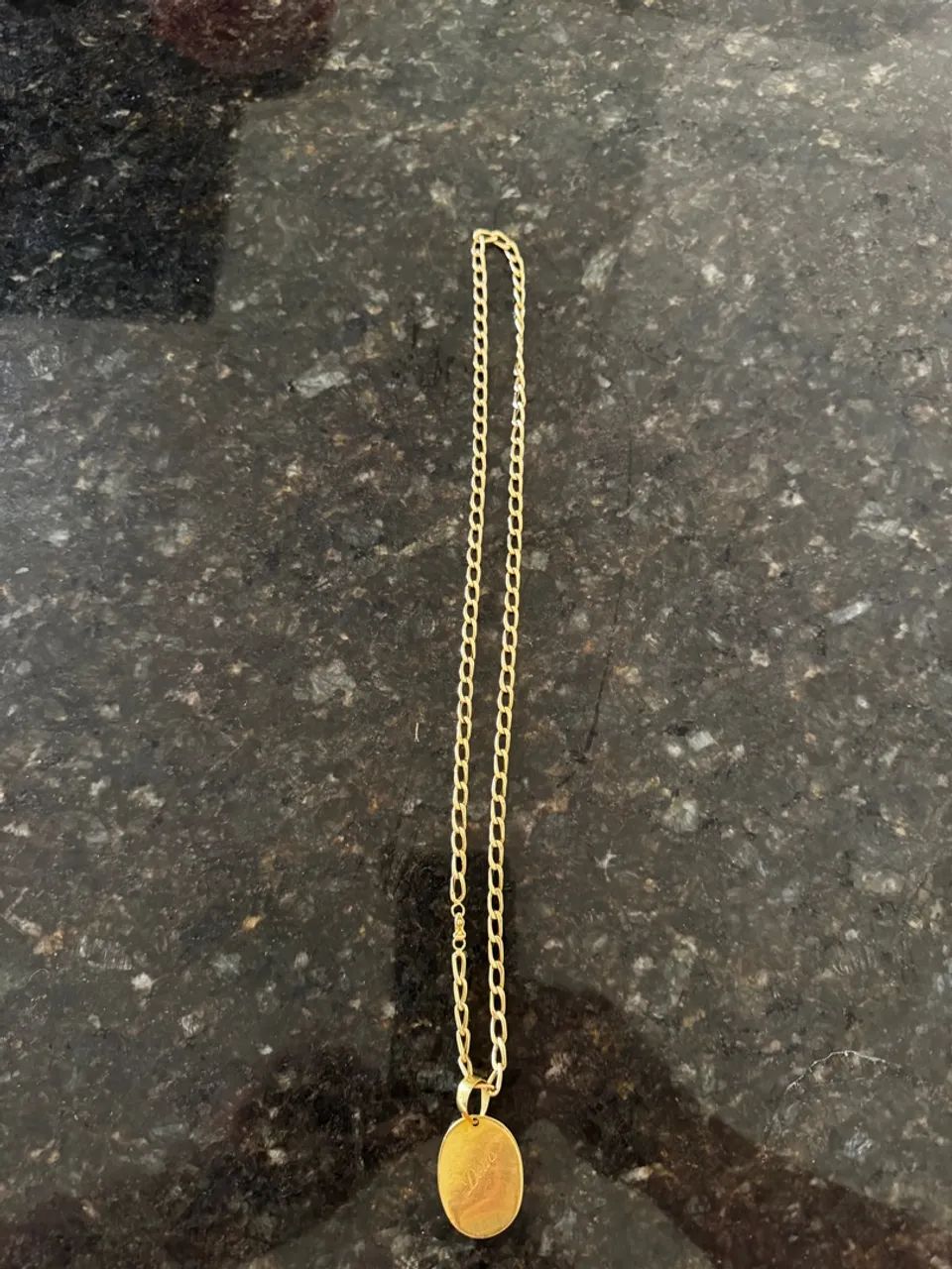 Corrente de ouro com o pingente 25,9g 