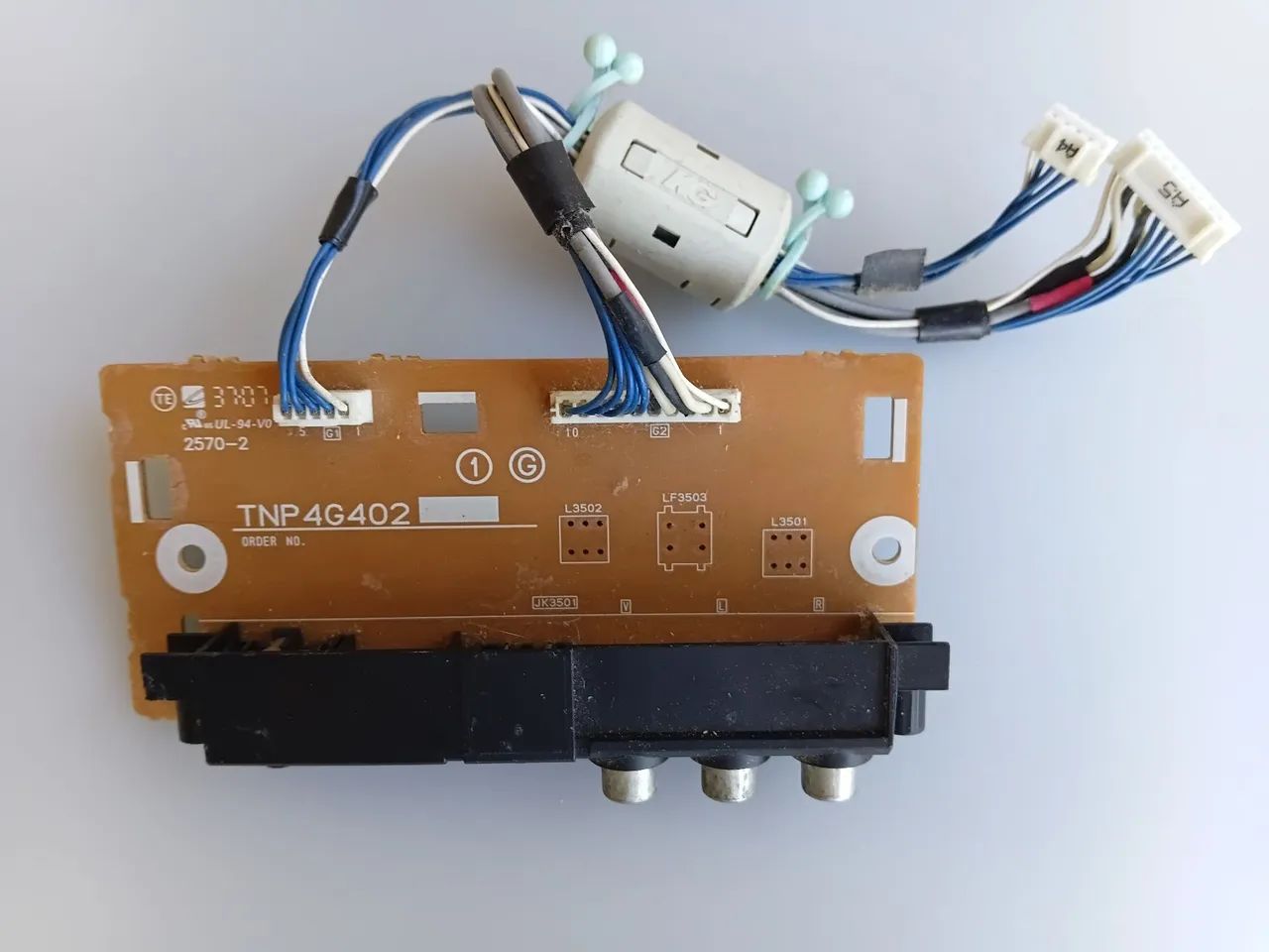 Placa Entradas Áudio/Vídeo Panasonic TNP4G402 - Usada
