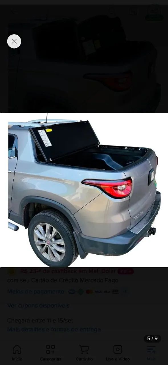 Capota Rígida Dobrável Flash Fold Fiat Toro 2017 A 26 - Foto 4