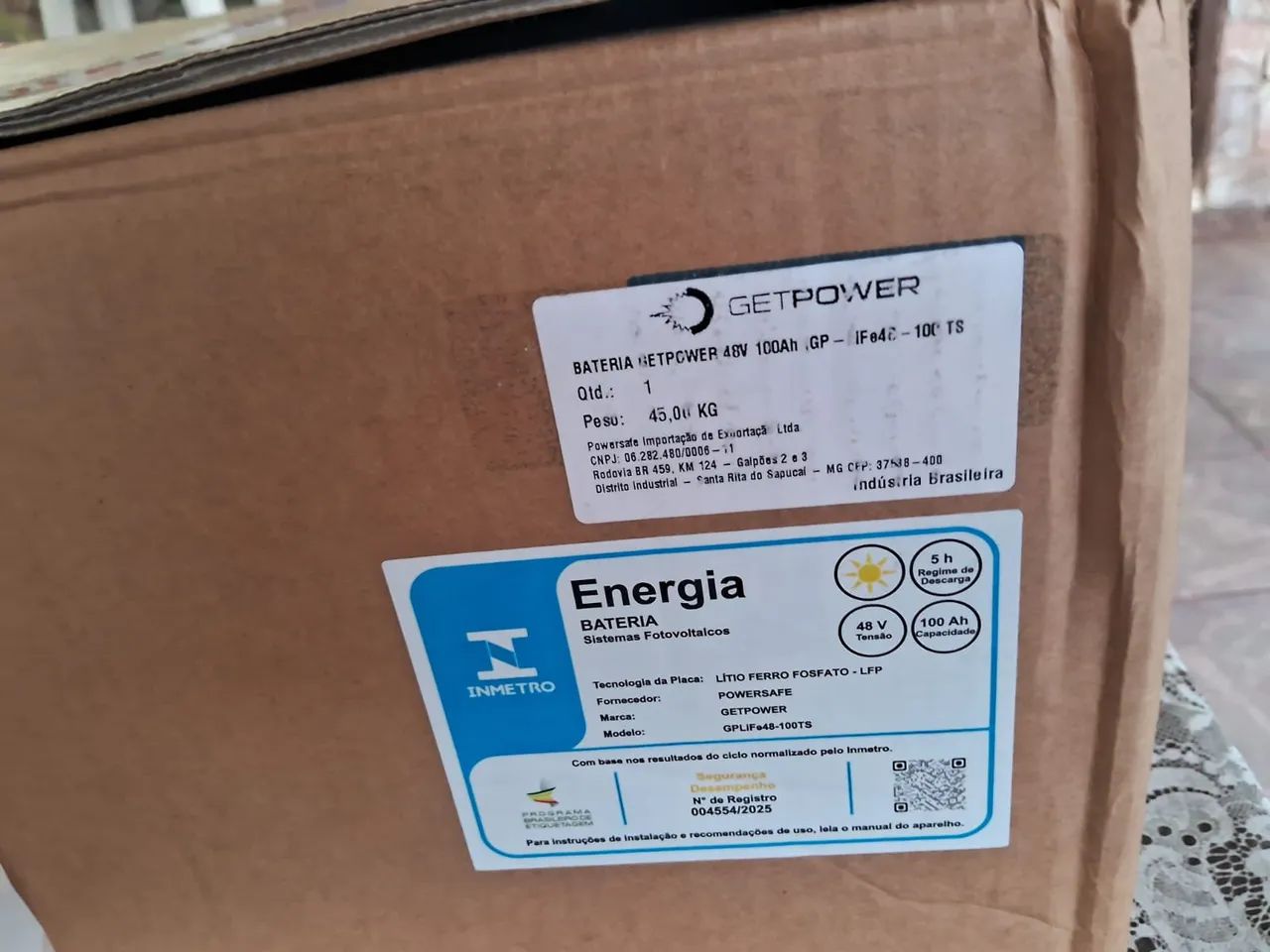 VENDO... BATERIA LÍDIO. GETPOWER 48V. 100ah - Foto 4