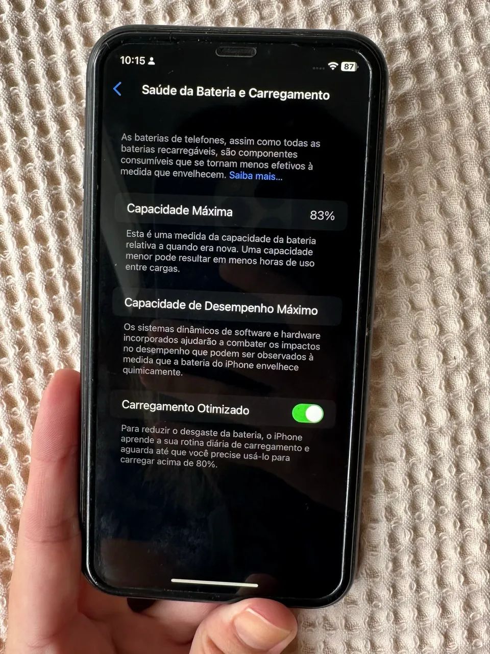 iPhone 11 64GB Preto | Muito Conservado | 83% Bateria | Caixa +
