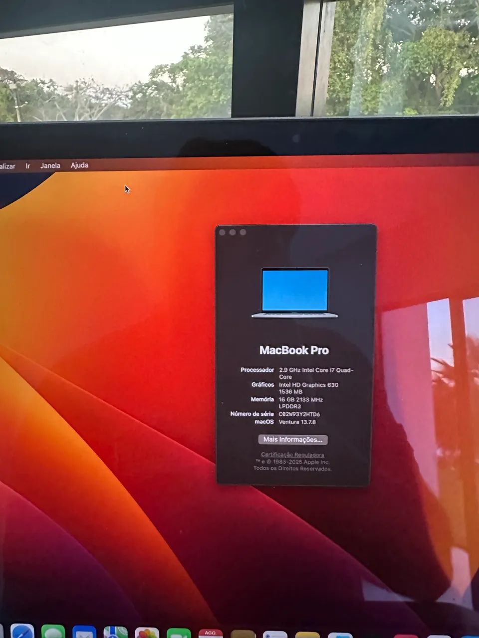 MacBook Pro 15.4 polegadas i7 | 16GB | SSD 512GB |Radeon Pro | 255 Ciclos  - Foto 4