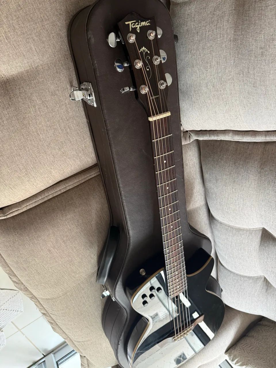 Violão Tagima Modena Aço + case sob medida - Foto 3