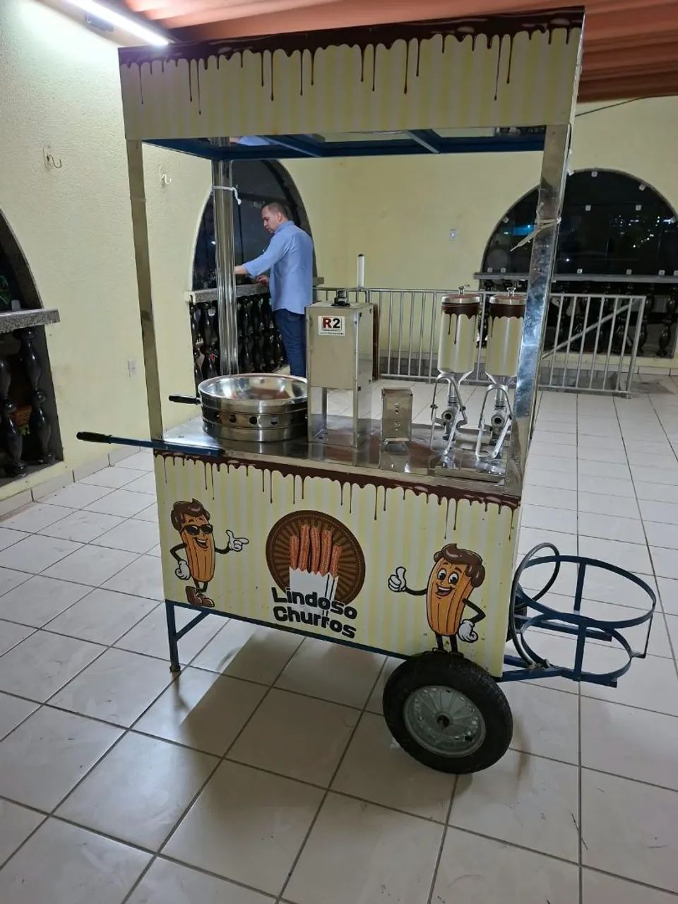Carroça de Churros Completa - Nova, Adesivada e Nunca Usada - Foto 2