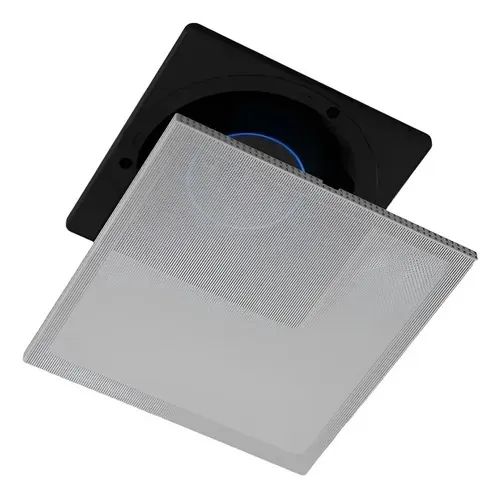 Suporte Teto Embutir Amazon Echo Dot Max Pro Light Quadrado Branco
