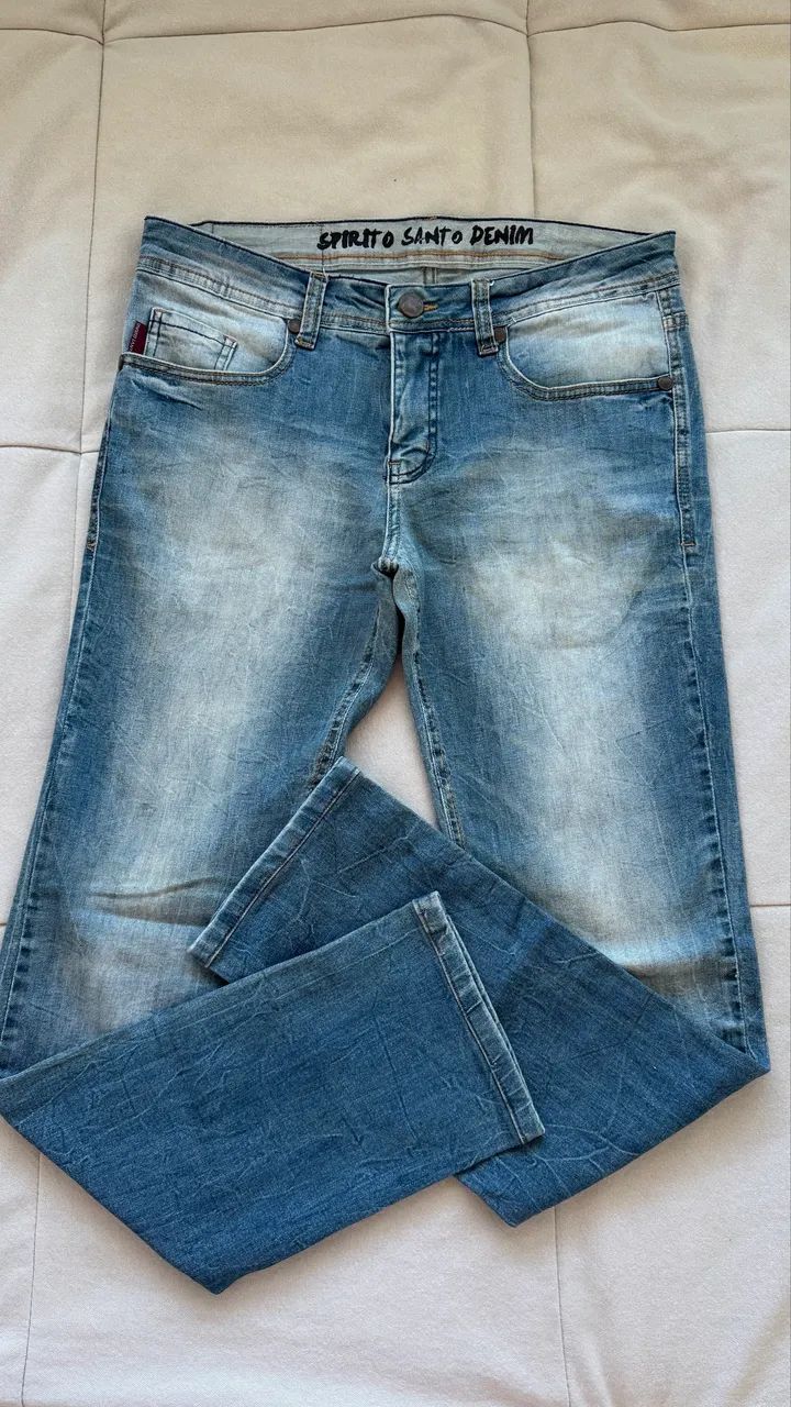 Calça jeans masculina spirito santo - Foto 2