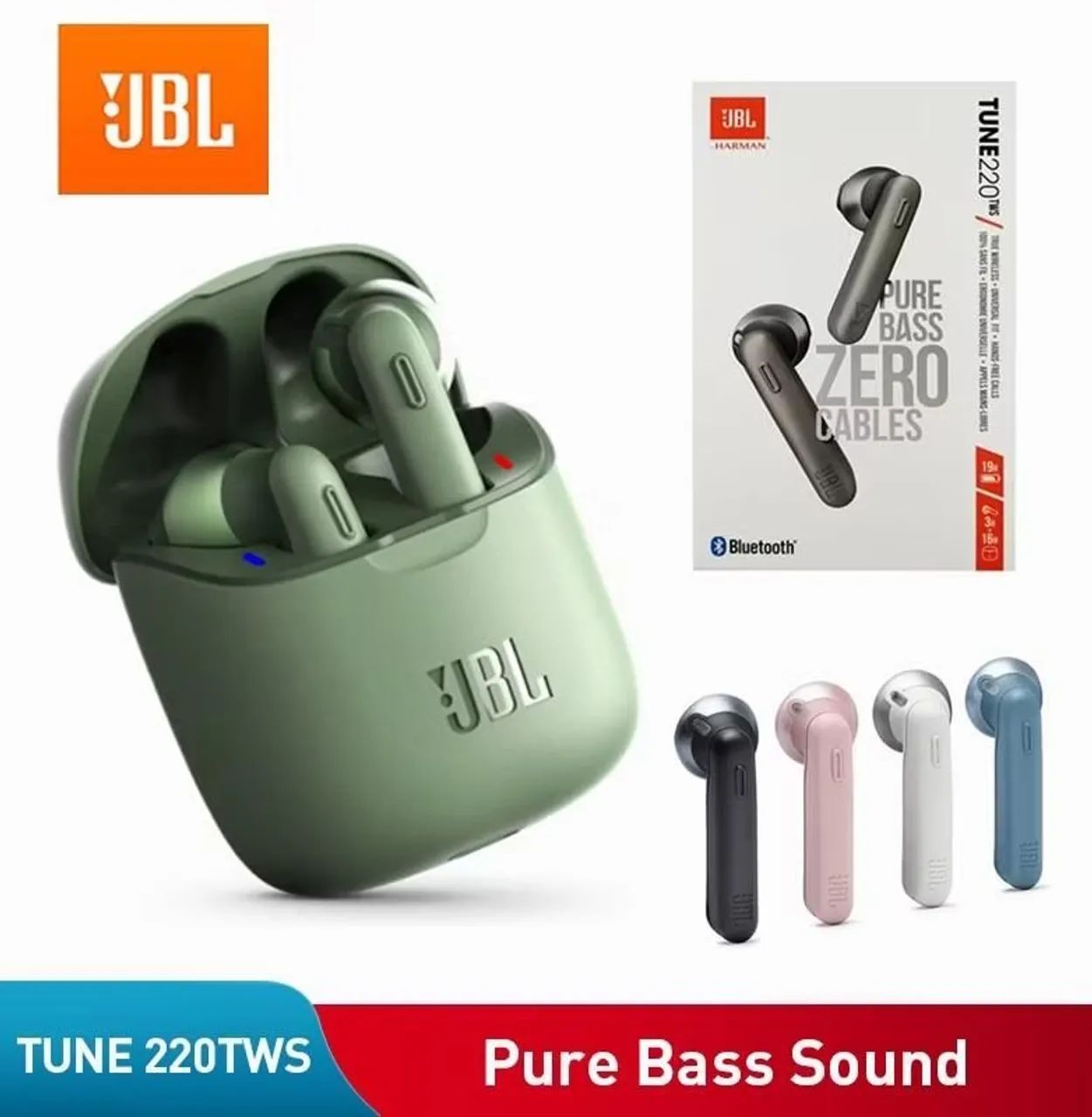 Fone de ouvido sem fio jbl bluetooth