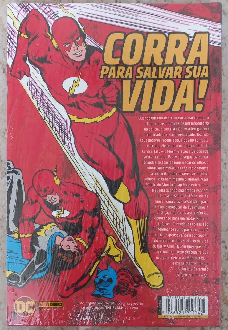 Flash A Morte de Iris West em Capa Dura Lacrada da Editora Panini - Foto 2