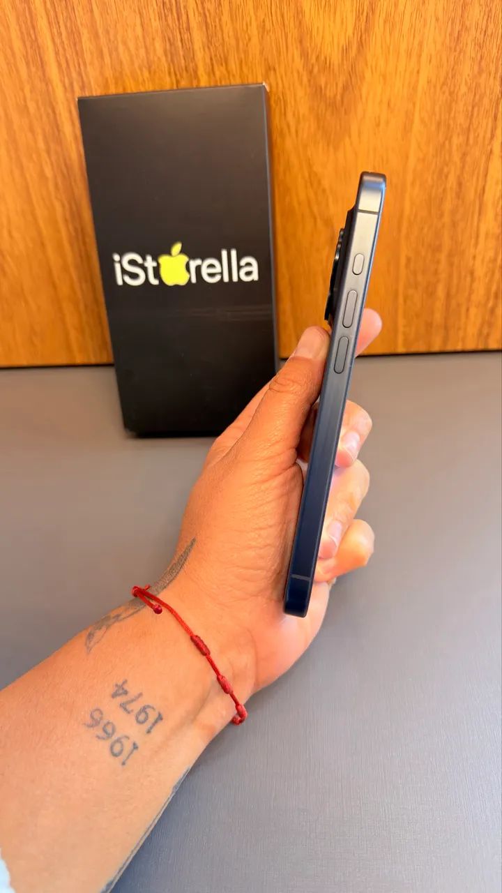 iPhone 15 PRO 128GB Azul seminovo - Foto 4