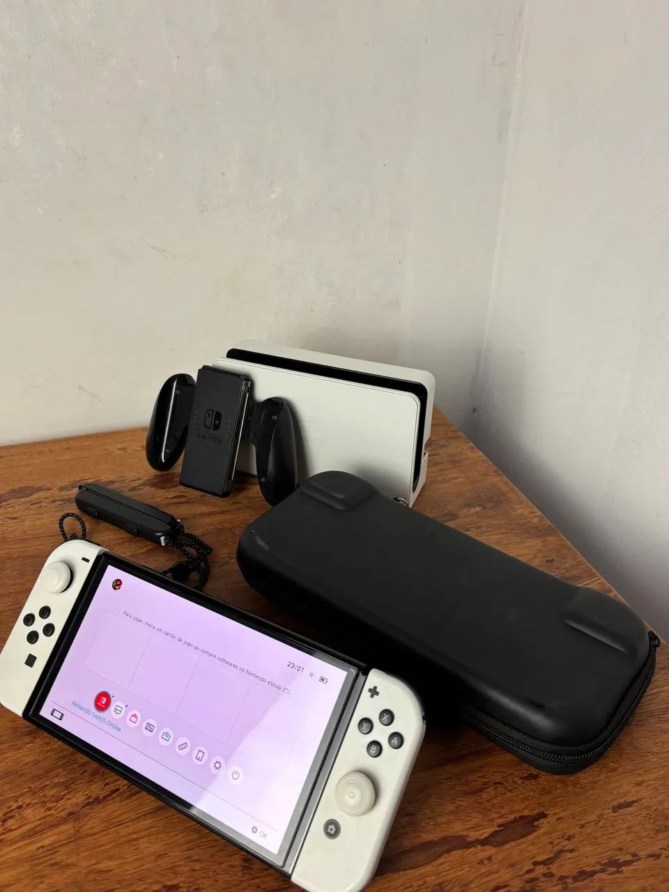 Nintendo Switch Oled + Micro sd 128gb - Foto 3