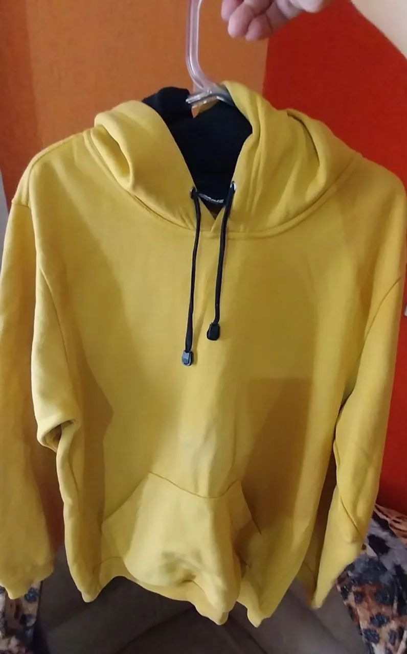 Blusa Canguru moleton tamanho M - Foto 3