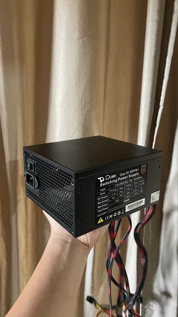 FONTE DUEX DX 500FSE+ 500W 80 PLUS BRONZE  - Foto 5