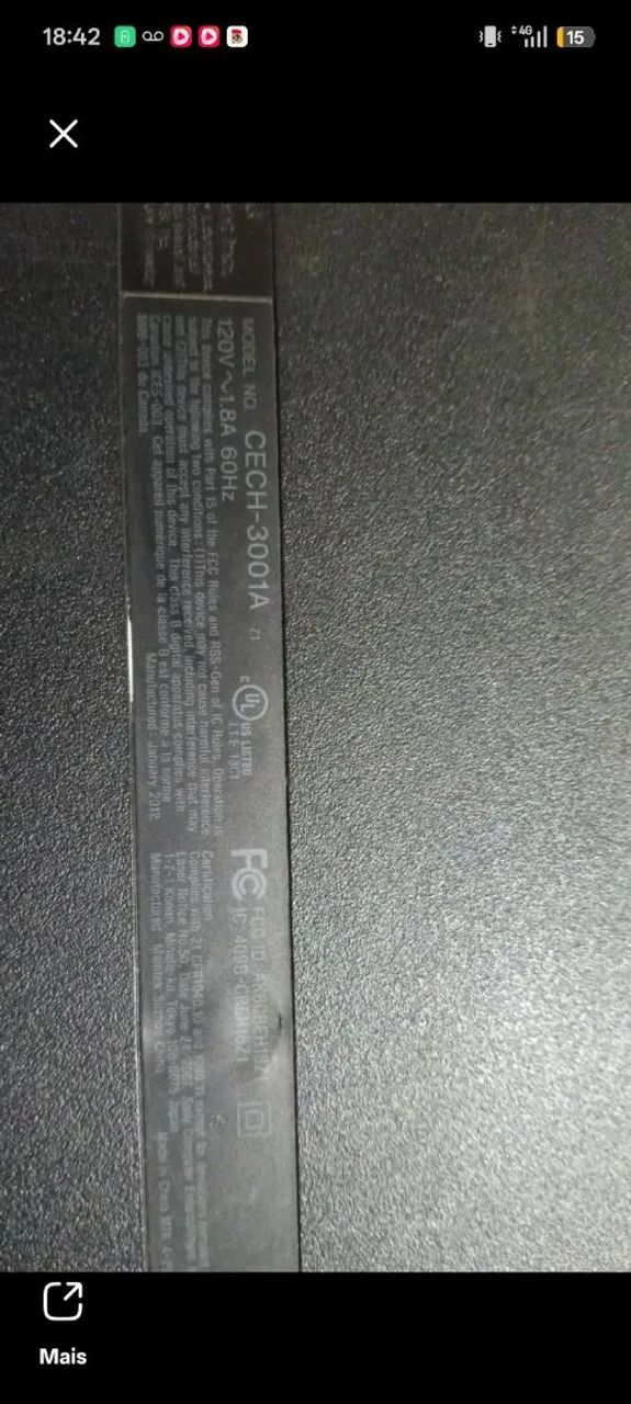 Vídeo game ps3 com Controle  - Foto 2