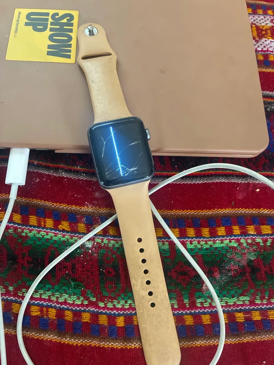 Apple Watch S3 com tela quebrada  - Foto 2