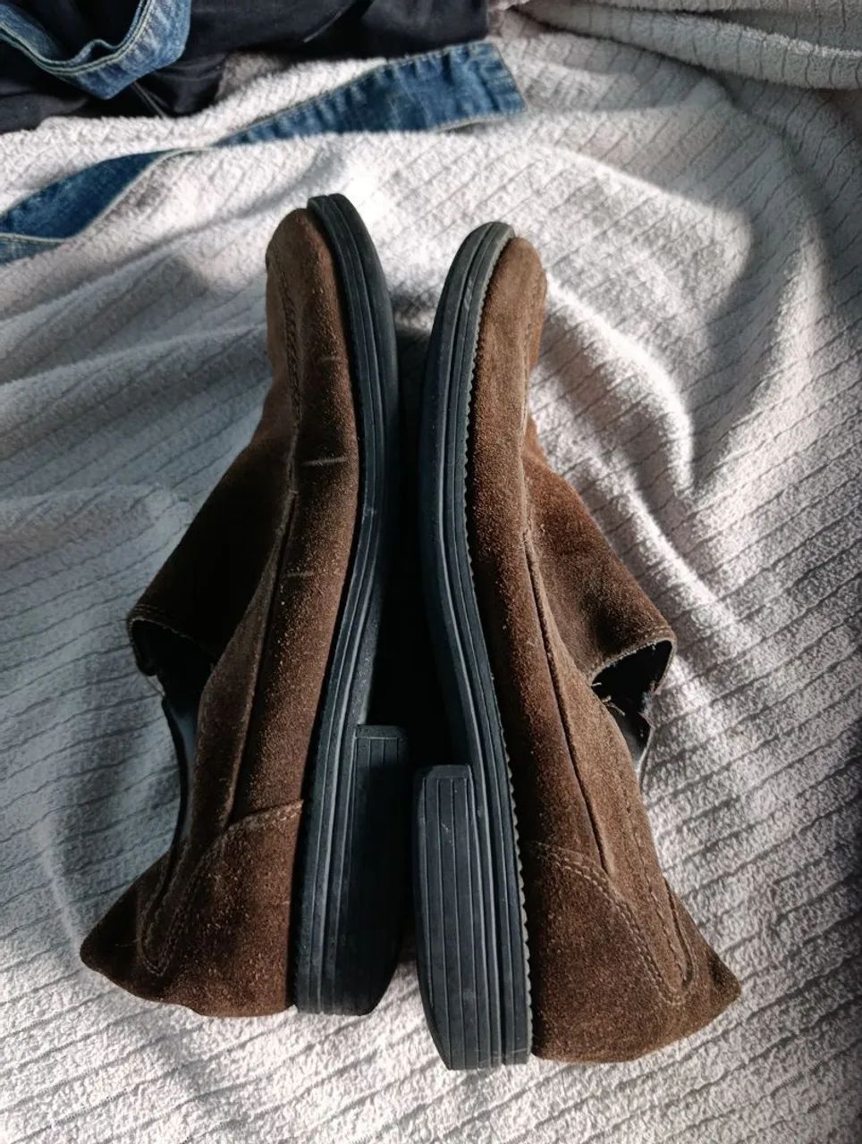 Sapato slip marrom em camurça Picolotto  - Foto 2