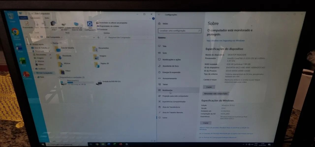 I3-3225 - 8GB ram - Pacote Office  - Foto 4