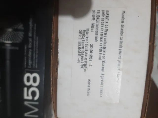 Microfone Dinâmico Shure SM58  - Foto 2
