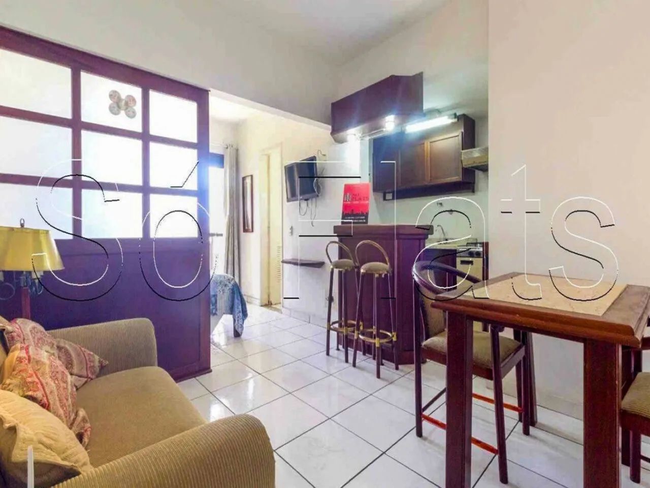 Flat à Venda nos Campos Elíseos com Suíte, Sacada e Lazer Completo