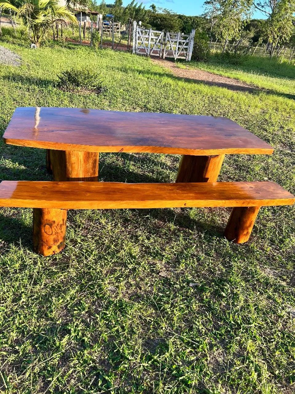 Mesa de Madeira de Jaqueira  - Foto 2