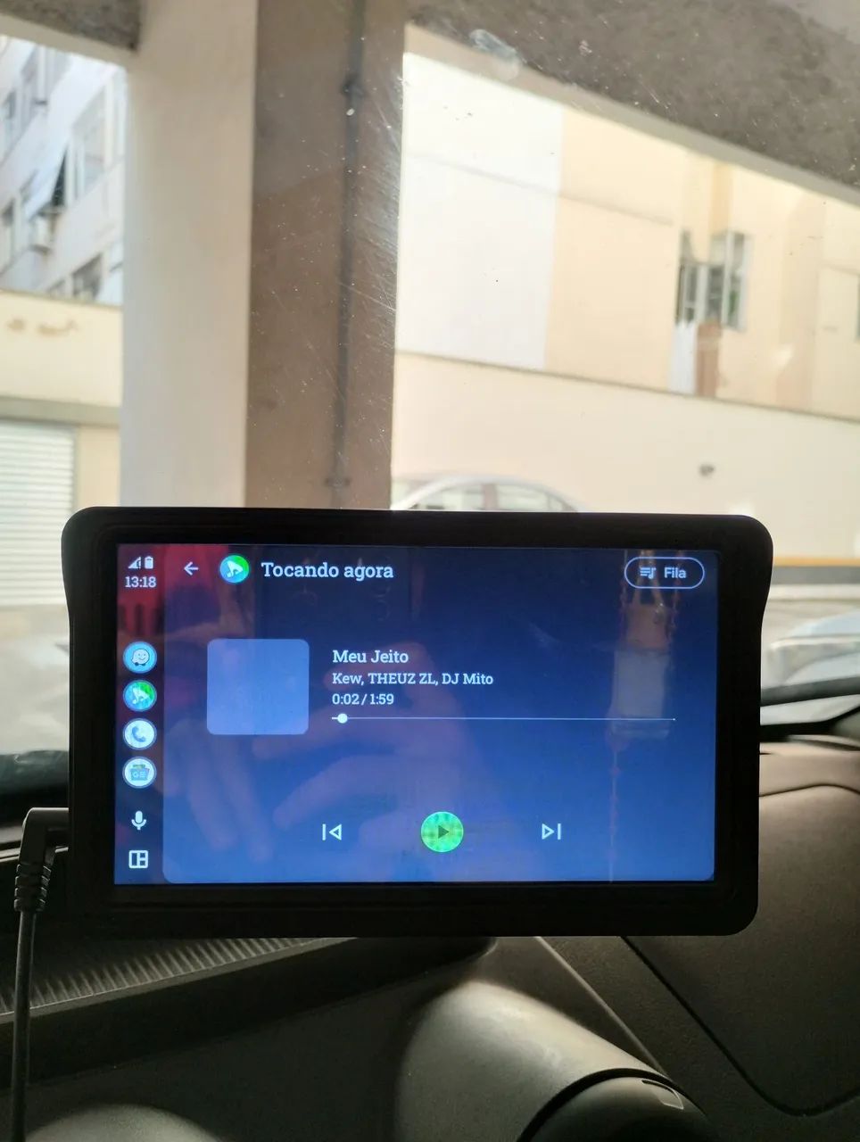 Carplay 7 polegadas Android auto  - Foto 5