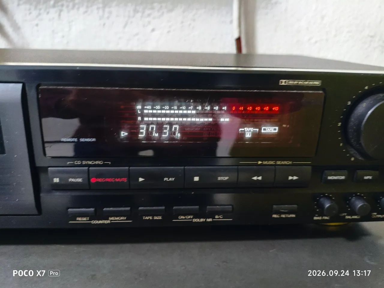 Tape deck 3 cabeças Denon DRM-740 - Foto 2