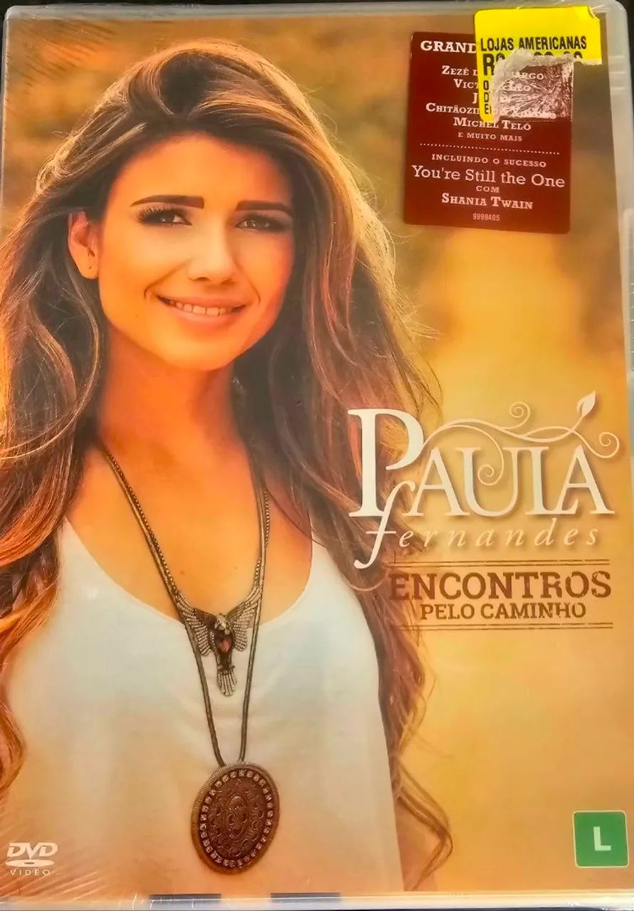 DVD Paula Fernandes - Encontros pelo caminho com vários convidados .