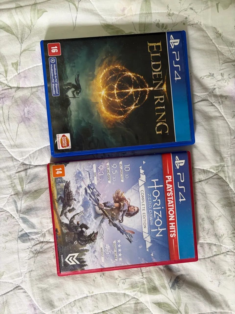 Jogos ps5 elden ring e horizon