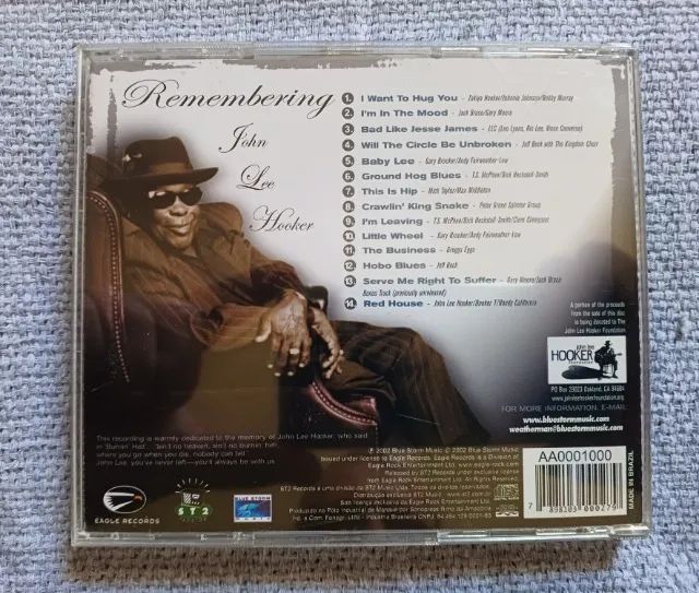 Cd Remembering John Lee Hooker - From Clarksdale To Heaven - Ótimo Estado - Foto 3