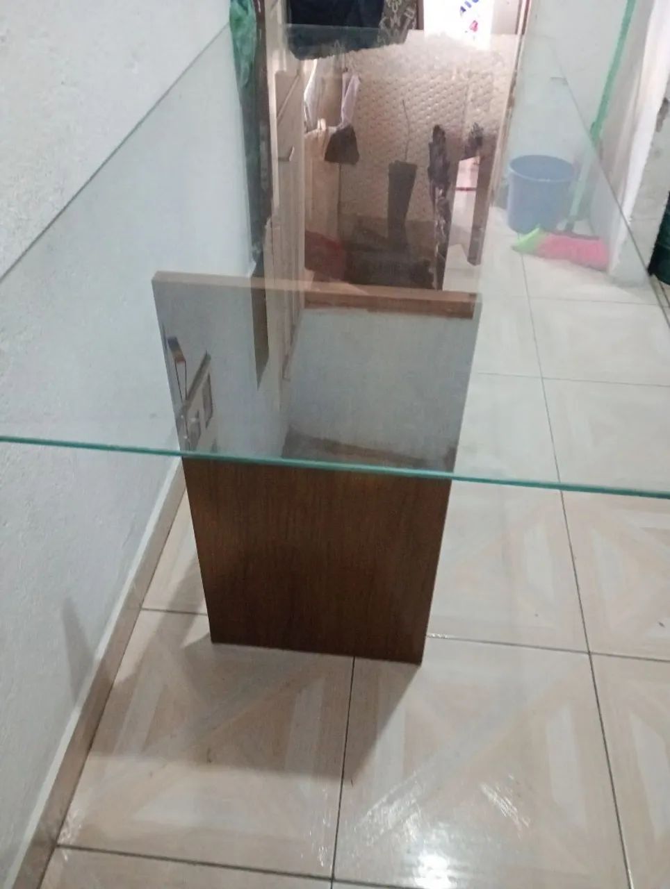 Mesa com tampo de vidro  - Foto 2