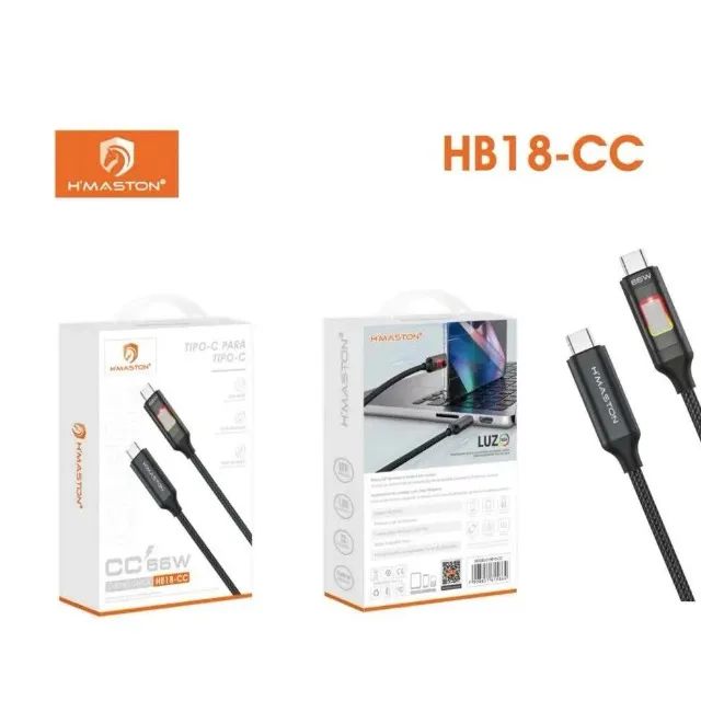 Cabo Usb C 1m 66w Hmaston - Foto 5