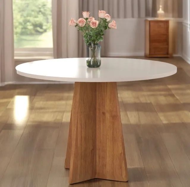Mesa de Jantar Redonda Melzare 90 cm
