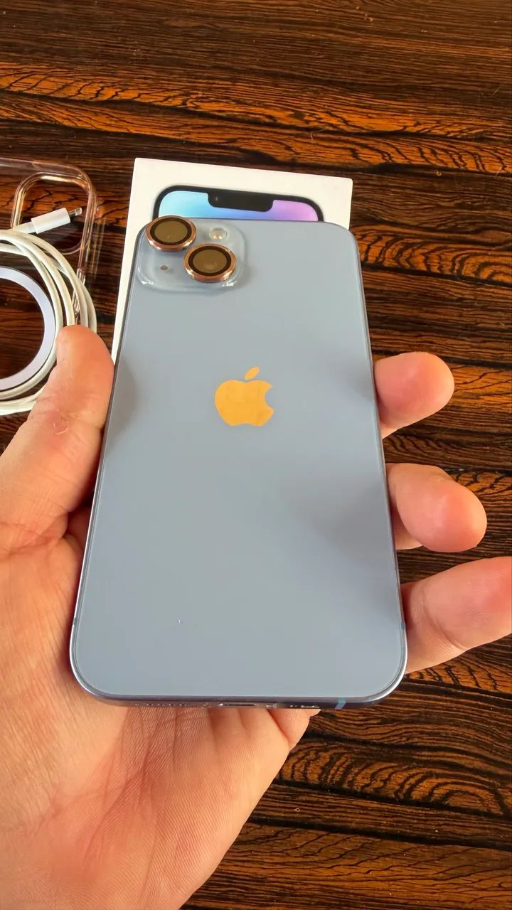 Iphone 14 128 gb celular lacrado e tela original  - Foto 3