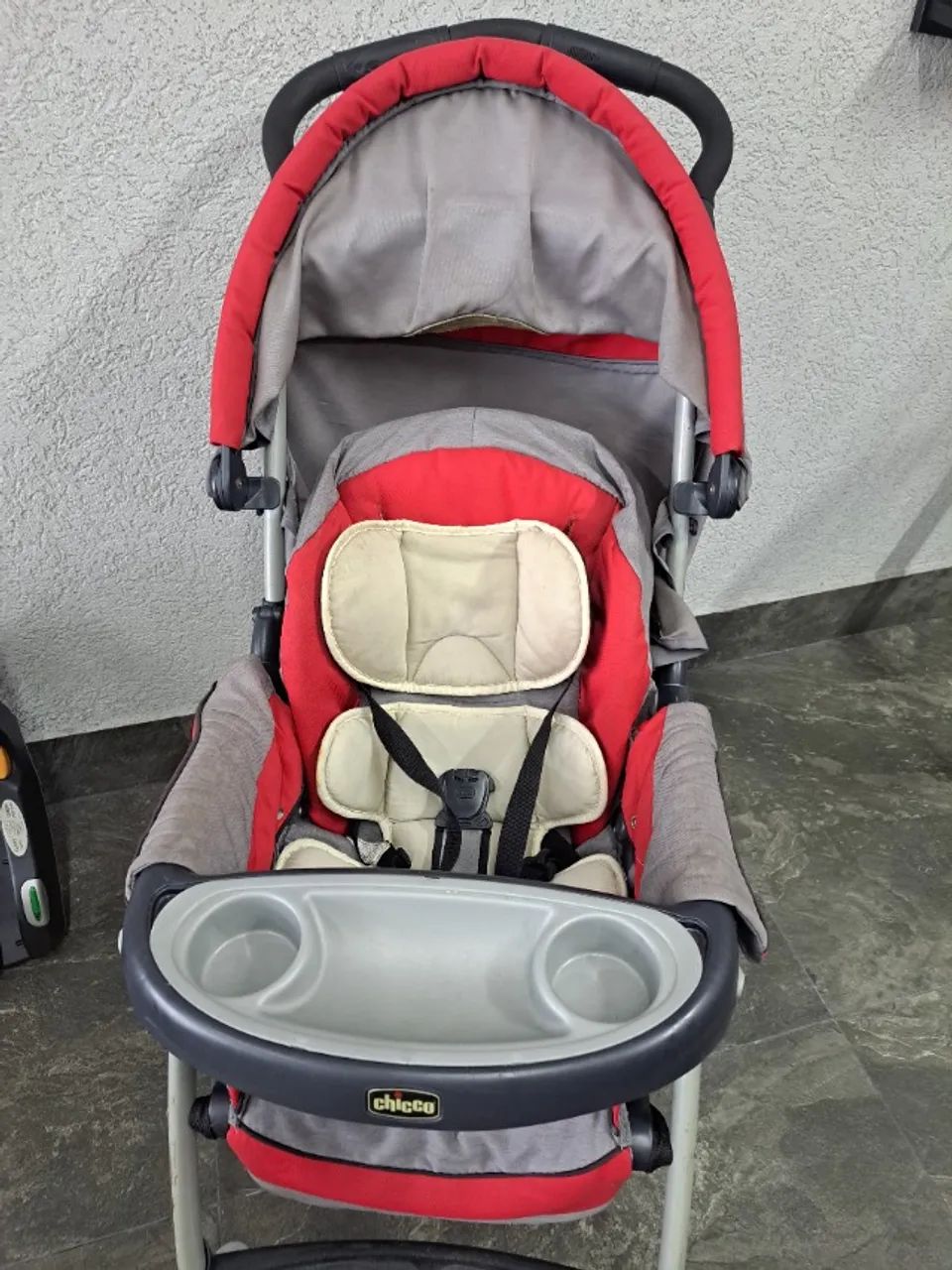 CARRINHO DE BEBÊ COMPLETO CHICCO  (CARRINHO+ BEBÊ CONFORTO +BASE PARA CARRO) - Foto 4